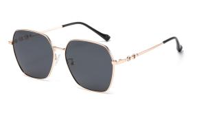 Quality Oversized Metal Frame Sunglasses CE , Square Women'S Polarized Sunglasses wholesale
