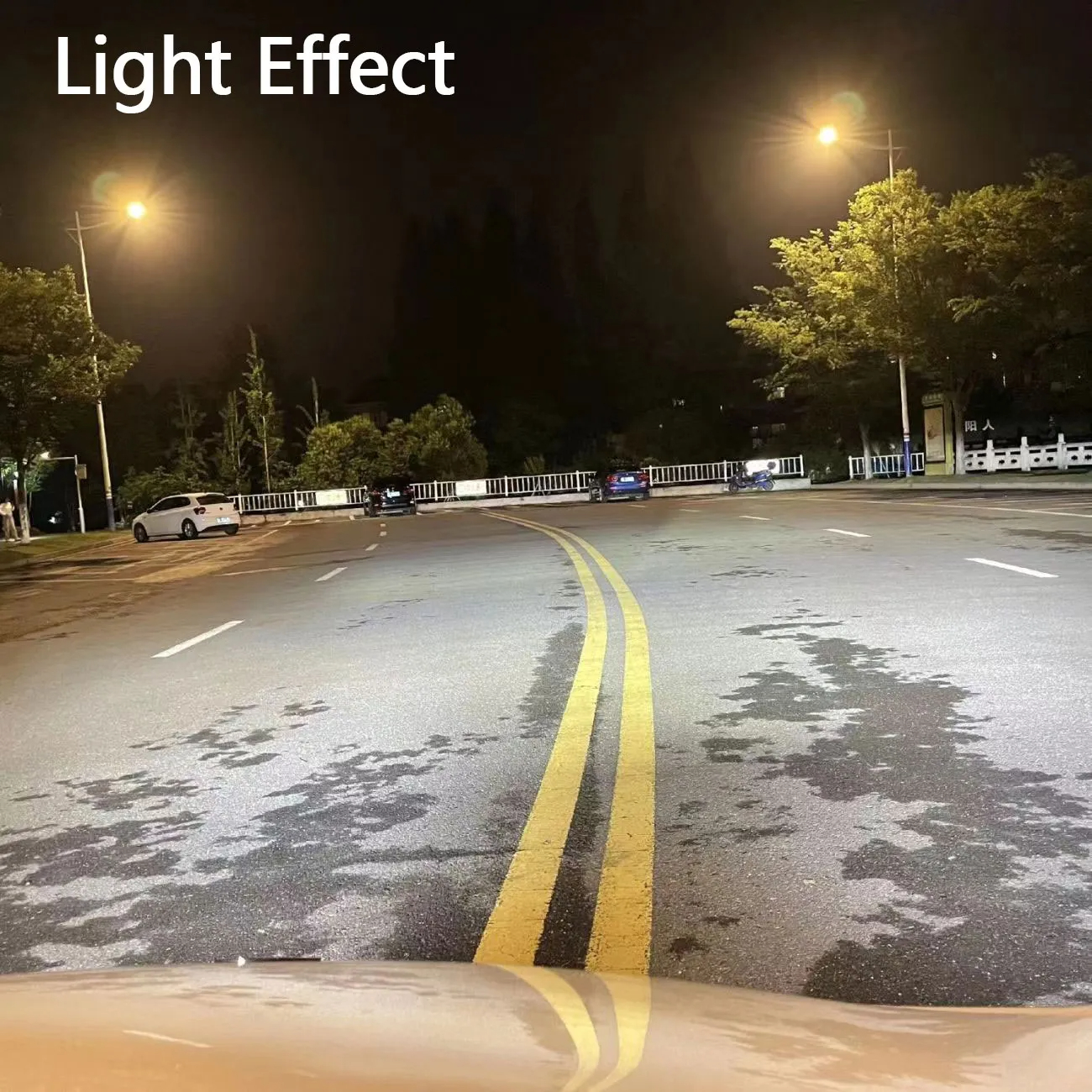 Tesla Modely Model3 Unified Bumper Light Four Lens High And Low Beam Headlight For Fog Lamp