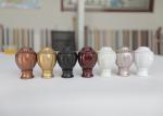 Ceiling Mounted Telescoping Curtain Rod Decorative End Caps