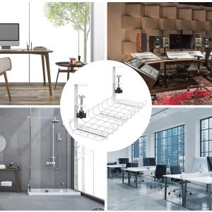 Quality Surealong No Drill Cable Management Tray Sturdy Easy to Install Under Desk Storage wholesale