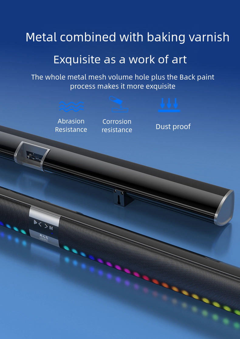 ABS Metal Sound Bar System for Superior Audio in Home Theaters and Retail Environments