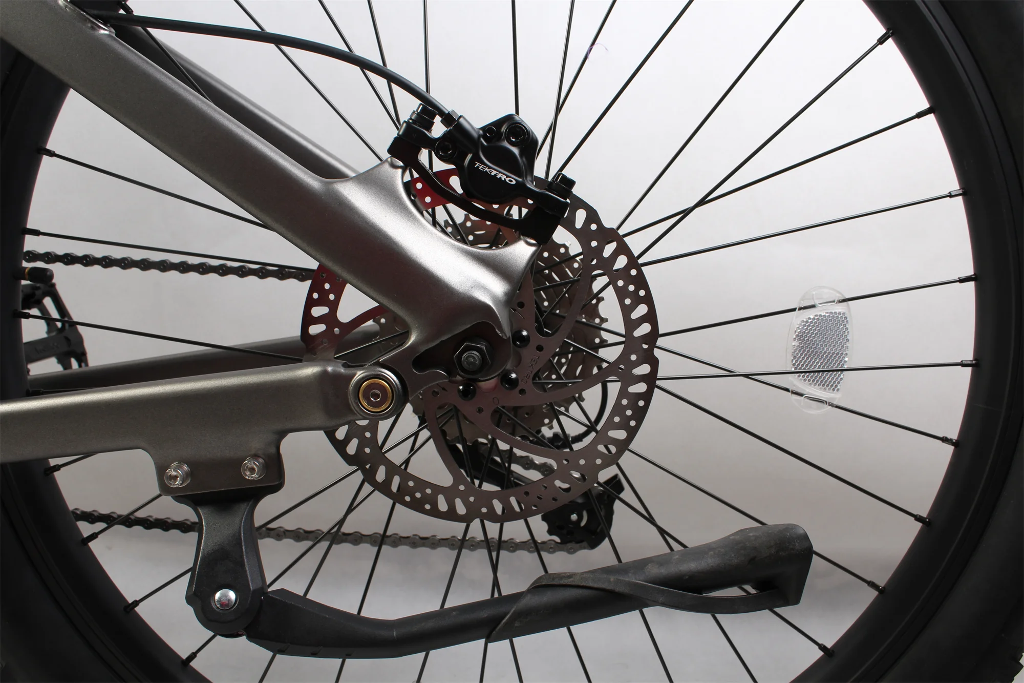 Full Suspension Electric Hybrid Bike 27.5 Inch 48V 500W Mid Drive Electric Mountain Bike