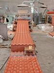ASA PVC Spanish Style House Roof Sheet 1050mm Terracotta Brick Red PVC Surface