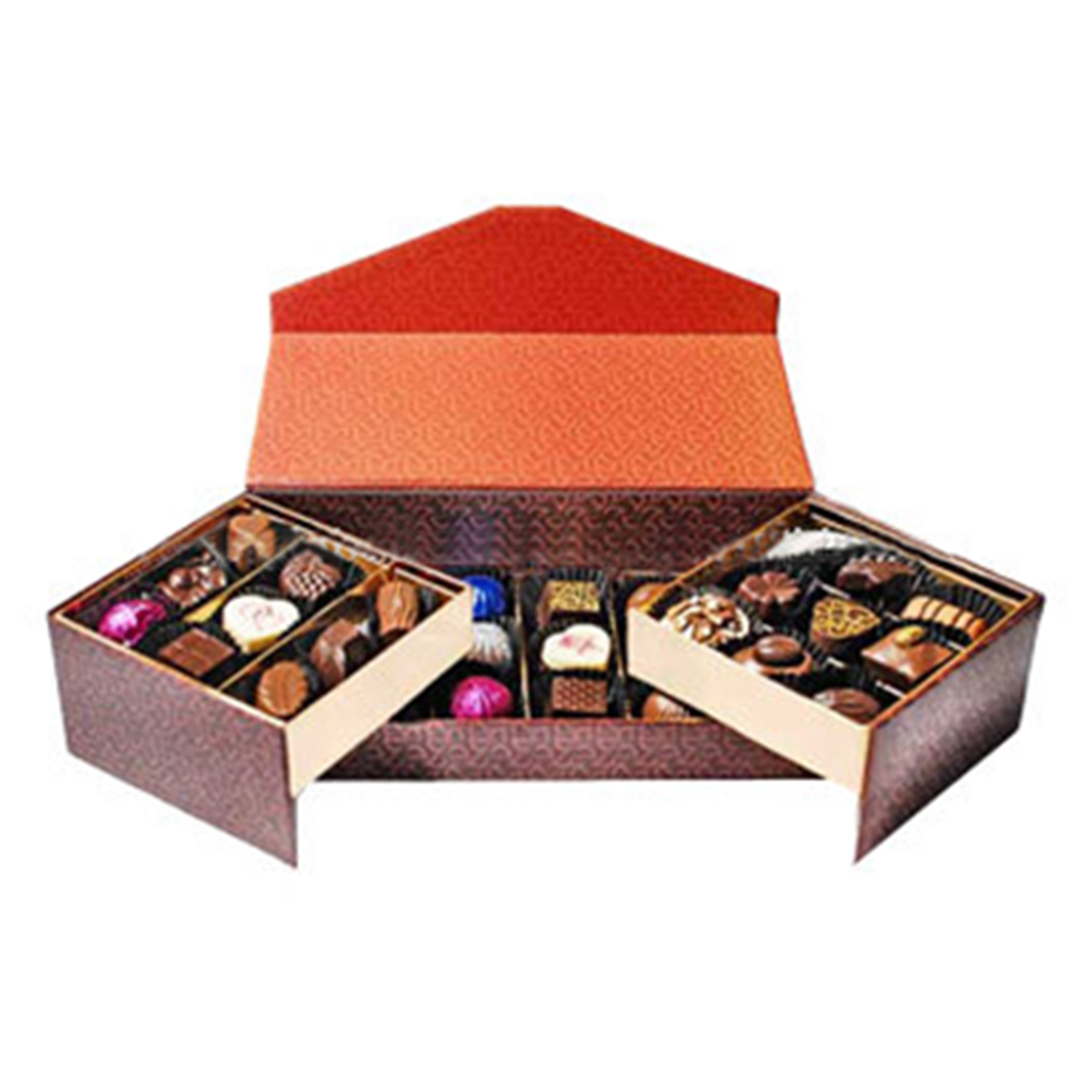 OEM ODM Food Gift Box Packaging With Cardboard Partition Insert Inside
