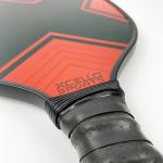 Red PU Custom Pickleball Paddle Wood Pickleball Paddles Outdoors Indoor Sports