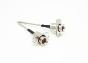 Quality BMA Female 2 Holes Flange Mount RF Cable Assemblies for Cable .086 wholesale