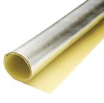 Aluminium Coated Woven Kevlar Fabric Lightweight 1680D Flame Retardant Cloth