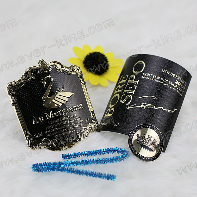 Waterproof CMYK Printing Liquor Bottle Labels
