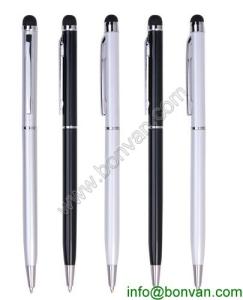 Quality cross style promotional phone touch metal ball pen, touch stylus pen wholesale
