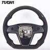 Buy cheap OEM Auto Part Suede Tesla Carbon Fiber Steering Wheel Customized Color from wholesalers