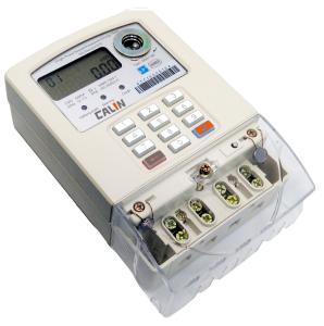 Quality Single Phase 2 Wire STS Prepaid Meters Emergency Credit Prapayment Enery Meter Settings wholesale