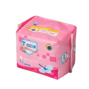 Quality All Natural Organic Cotton Sanitary Napkins 410mm Overnight Anion wholesale