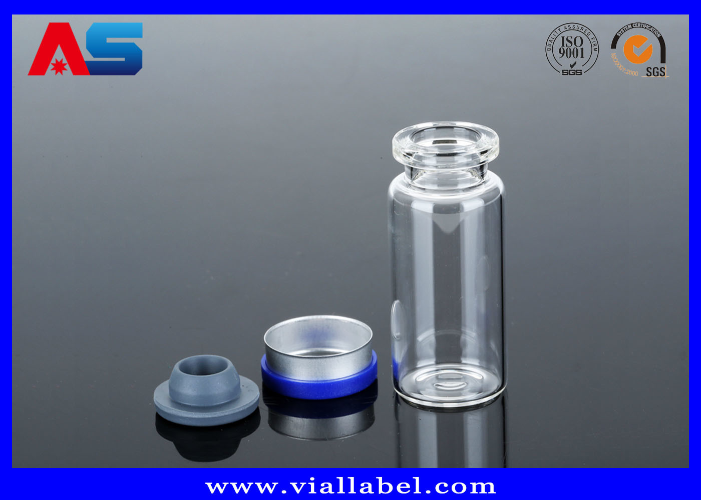 Custom Bodybuilding Isocaproate Carton 10ml Vial Small Bottle Boxes Label Holographic Printing