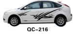 Water Proof Custom UV offset printing Car Body Sticker QC-216K