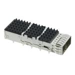 2170704-4 QSFP28 Cage With Heat Sink Connector Press-Fit Through Hole Right