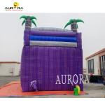 Purple Giant Inflatable Water Slide Waterproof For Summer Fun