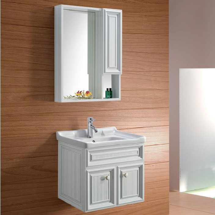 Modern Alunimun Bathroom Vanity/ all aluminum bathroom cabinet/Mirror Cabinet /DB-8113 600X460mm
