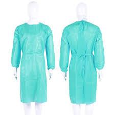 Quality Waterproof Disposable Isolation Gown Infection Control Round Neck Style wholesale