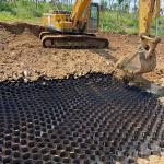 Upgrade Your Road's Durability with 4 Inch 100 356 HDPE Black Green Honeycomb