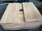 0.7mm Thick Black Cherry Wood Veneer Engineered Flooring Top Layer