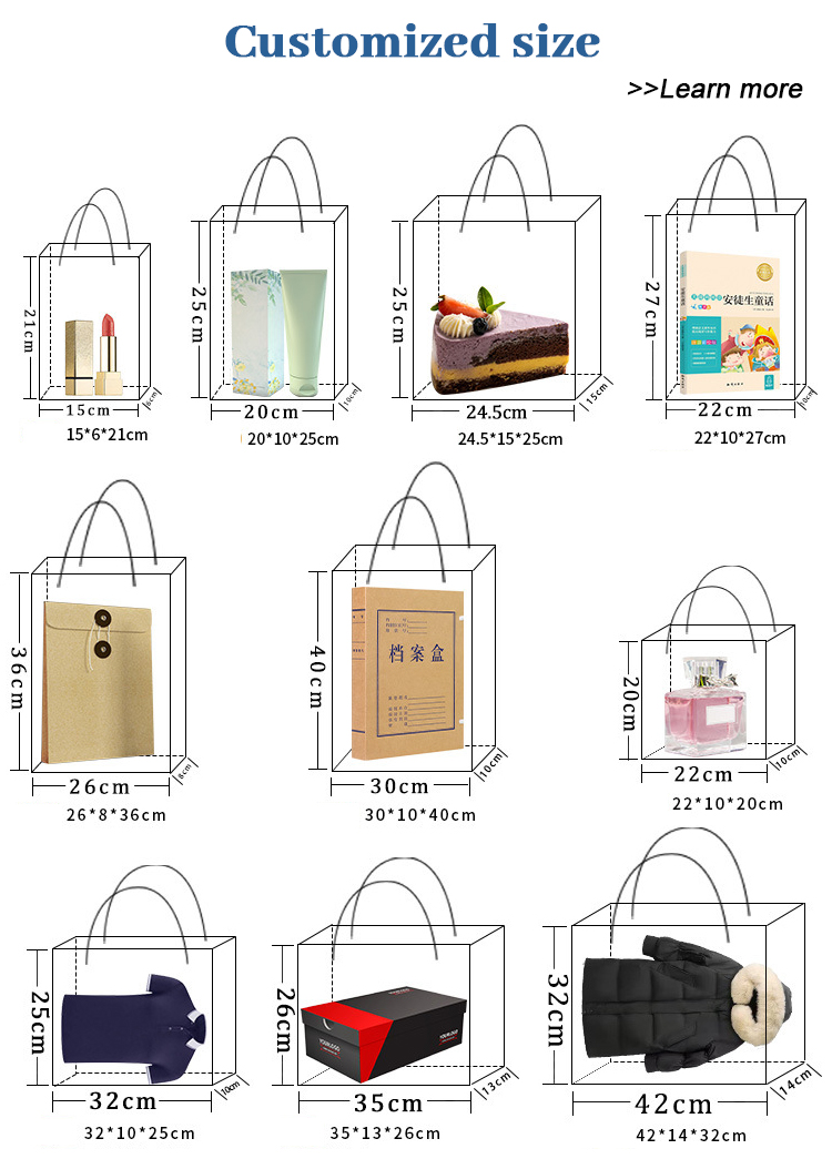 Christmas Paper Gift Bag with Your Own Logo Made of Ivory Board and Customized Design