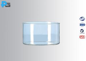 Quality IEC60335-11 Borosilicate Glass Cylindrical Container 190×90mm For Microwave Oven wholesale