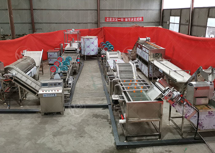 Potato Chips Equipment French Fries Making Machine Potato Chips Processing Line