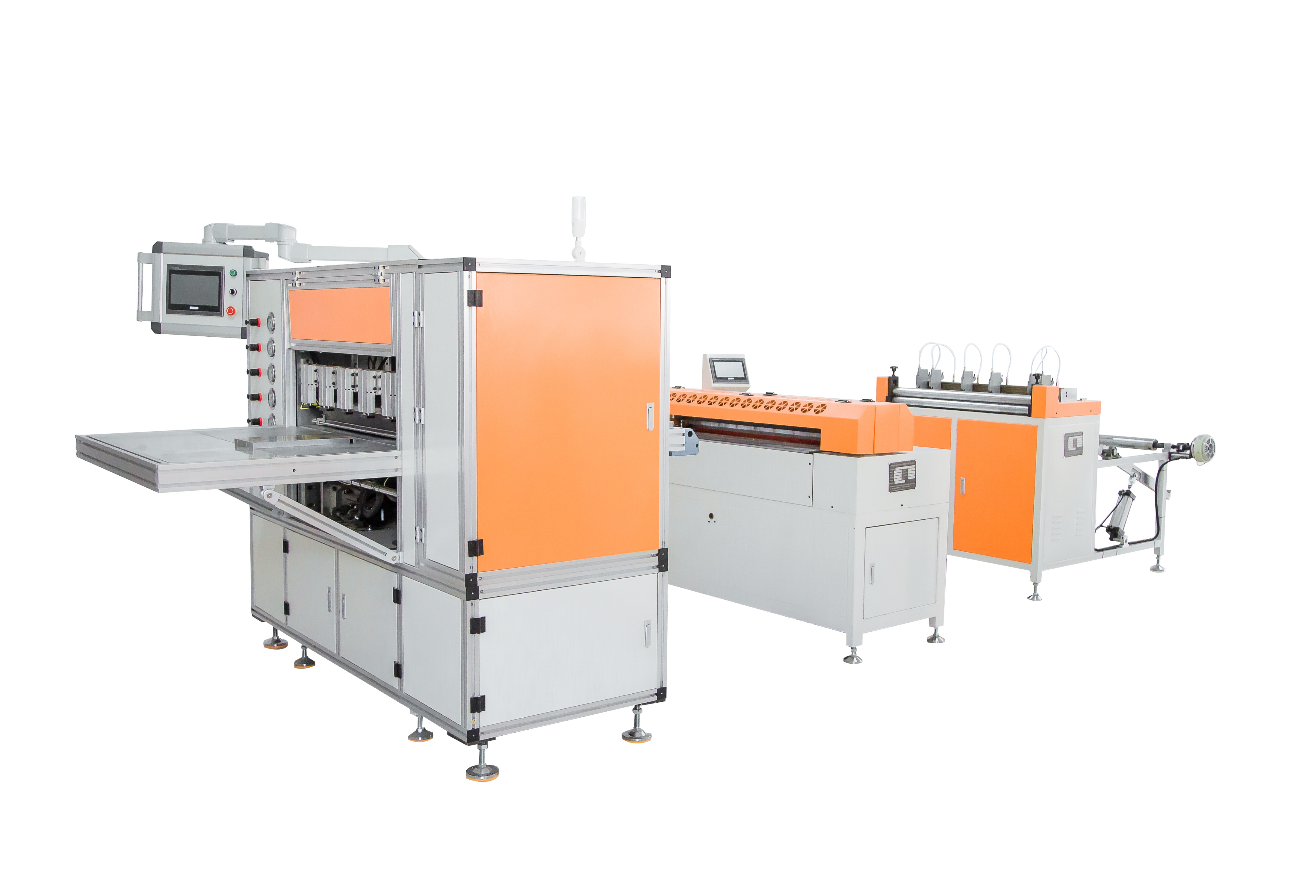 Computerized HEPA Filter Pleating Machine 1KW Knife Paper Pleating Machine 1300mm Working Width
