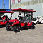 6 Seater Electric Golf Buggy Long Range 12 Inch Tire Club Golf Cart Delivery to