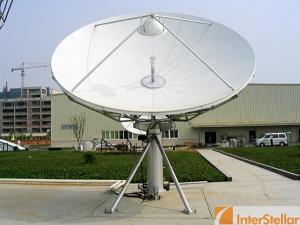Quality InterStellar 4.5m C/Ku band Satellite Antenna / Uplink Station 4.5m C / Ku Dish wholesale
