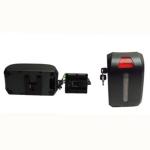 250w E bike Battery 24v 14.5ah With Tail Light Discharging