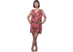 Breathable Ladies Satin Pyjamas / Womens Satin Nightwear With Tassels At