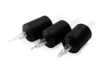 Clear Disposable Tattoo Tubes Diameter 30mm Black Ringed Ribbed Tattoo Grip