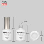 15ml Empty Gel Nail Polish Bottle Packaging Nail Bottle White Cap Brush