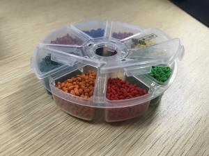 Quality No Smell Wet Pour 60A Hardness Colored Rubber Granules wholesale