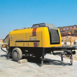 Quality 1420 Mm Used Concrete Trailer Pumps , City Concrete Pump 450L wholesale