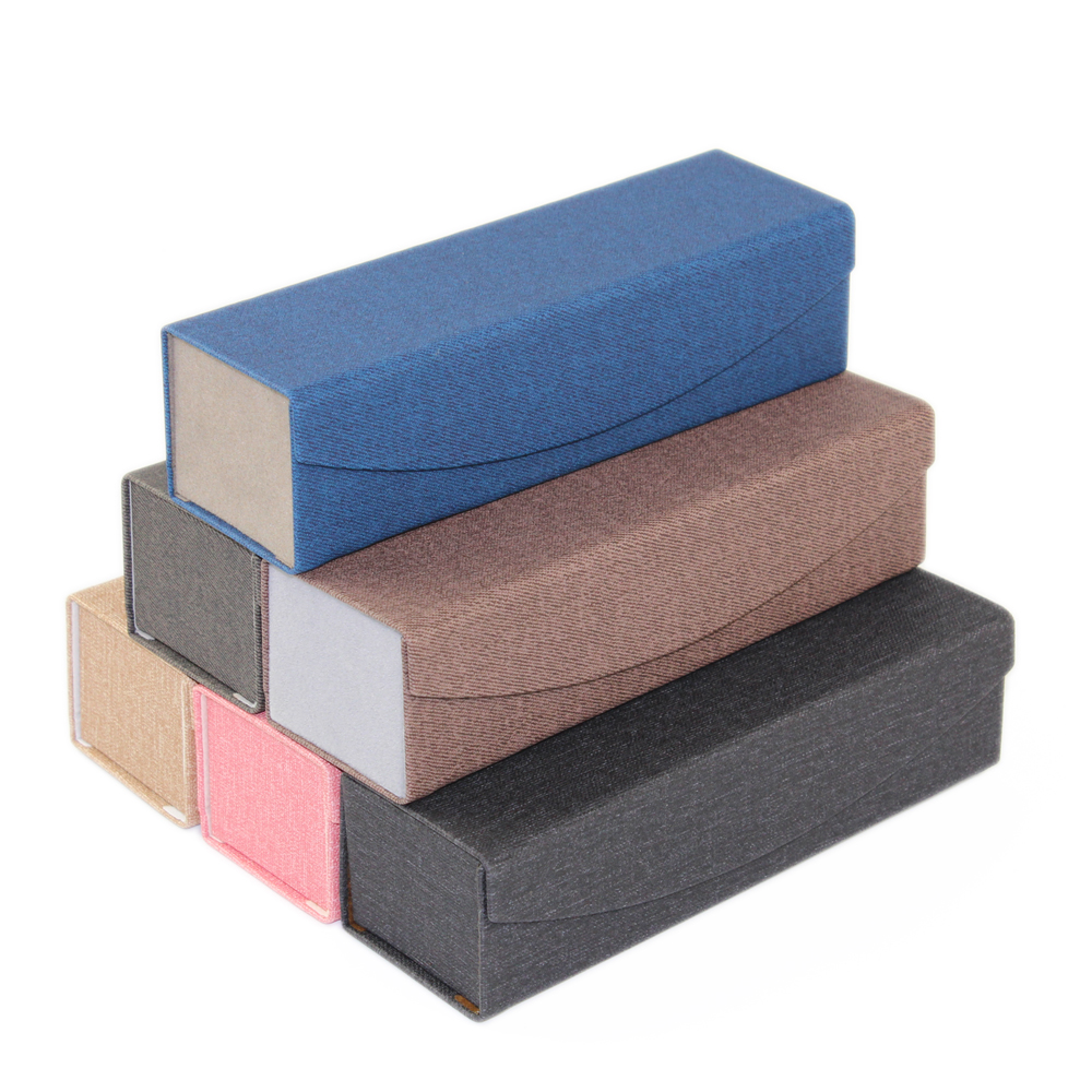 brand eyeglasses box OEM dual Handmade Lighter Folding Magnetic Custom logo Eyeglass Eyewear Case