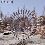 Large Forged Metal Sculpture 300cm Metal Kinetic Wind Sculpture