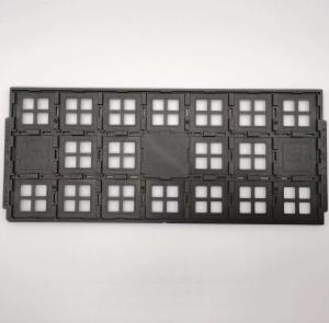 Quality SGS Plastic Black ESD Jedec Matrix Trays For Electronic Products wholesale