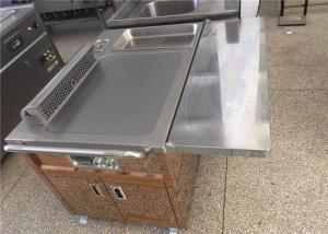 Quality Electric / Gas Heating Teppanyaki Grill Table for Restaurant Hotel wholesale