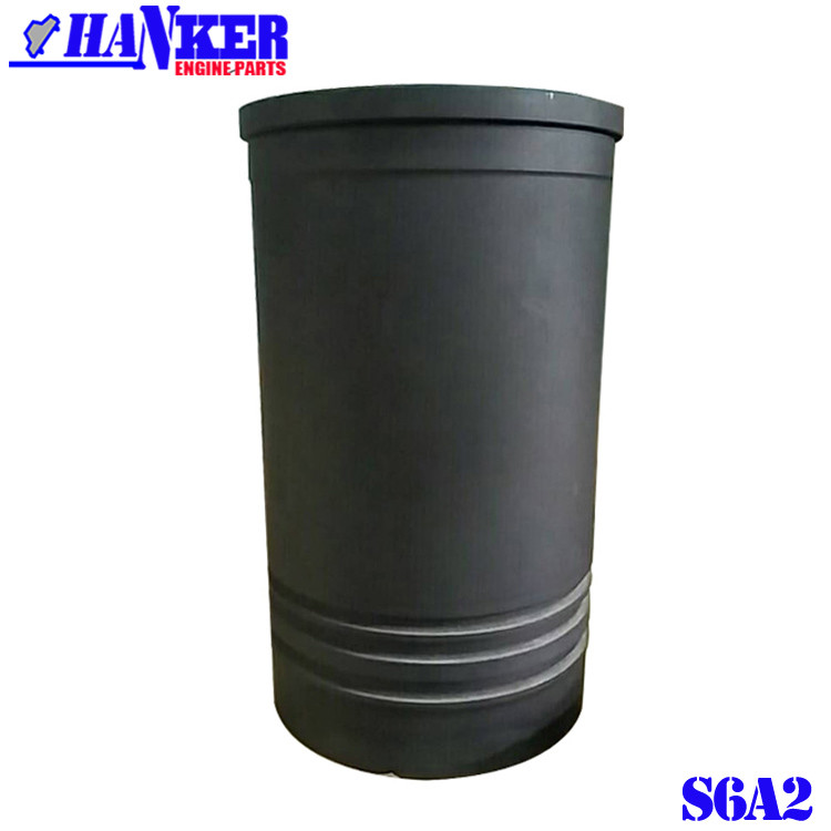 150mm Mitsubishi S6A2 Diesel Engine Cylinder Liner 32507-22400