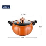 8L Kitchen Pressure Cooker Cast Iron Non Stick With Handle Latch
