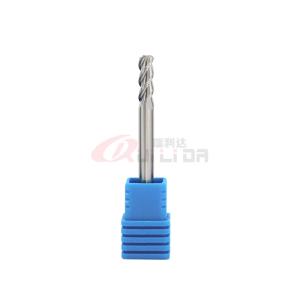Quality 4mm 0.157&quot; .125 Corner Radius End Mill 3 Flute Aluminum End Mill 45 Degree Carbide HRC50 wholesale