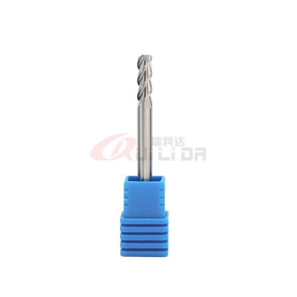 4mm 0.157" .125 Corner Radius End Mill 3 Flute Aluminum End Mill 45 Degree