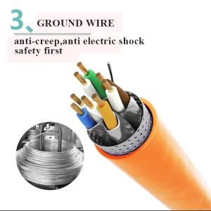 Quality 23AWG 8 Bare Copper Conductors SFTP Cat7 LAN Cable wholesale
