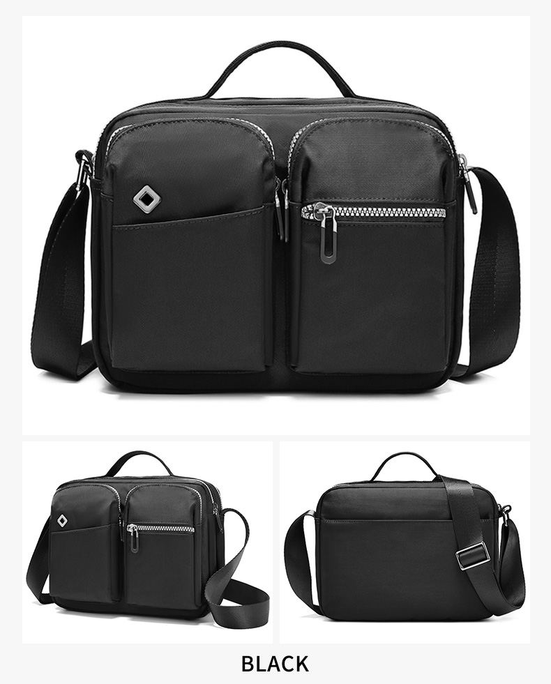 Factory wholesale custom large capacity casual hand bags crossbody bag for men sling messenger bags