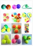 Eco-friendly rubber toy tennis ball for pet games