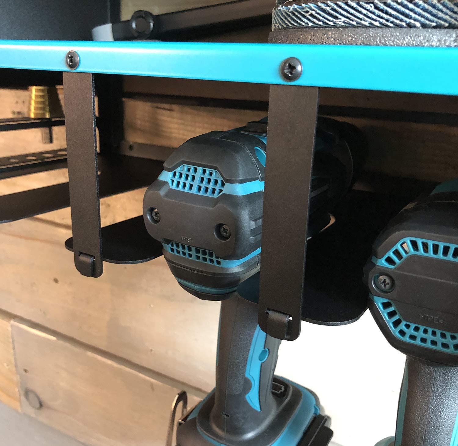 Efficiently Organize and Charge Your Drills with Sturdy Holder and Charging Rack