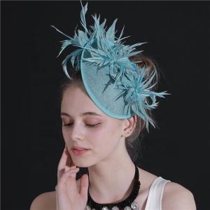 Quality Shipping DHL UPS FEDEX EMS TNT Sinamay and Feather Fascinator for Event Party Supplies wholesale