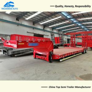 Quality 100 Tons 2 Line 4 Axle Low Bed Trailer wholesale